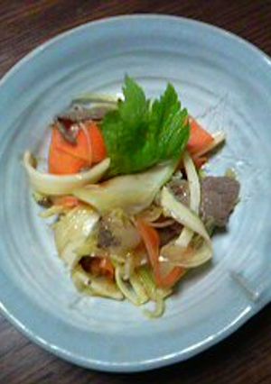 牛肉炒めマリネ風-レシピのメイン写真