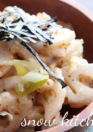 おつまみにも♪ねぎ塩れんこん-レシピのメイン写真