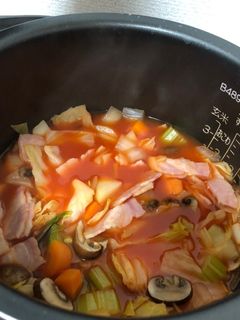 【炊飯器調理】ミネストローネ-レシピのメイン写真