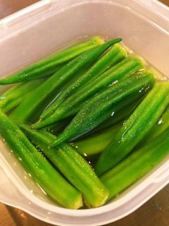 白だしで簡単に。オクラの浅漬け-レシピのメイン写真