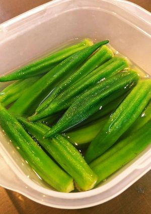 白だしで簡単に。オクラの浅漬け-レシピのメイン写真