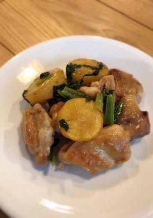 鶏肉とさつまいもの甘辛中華炒め-レシピのメイン写真