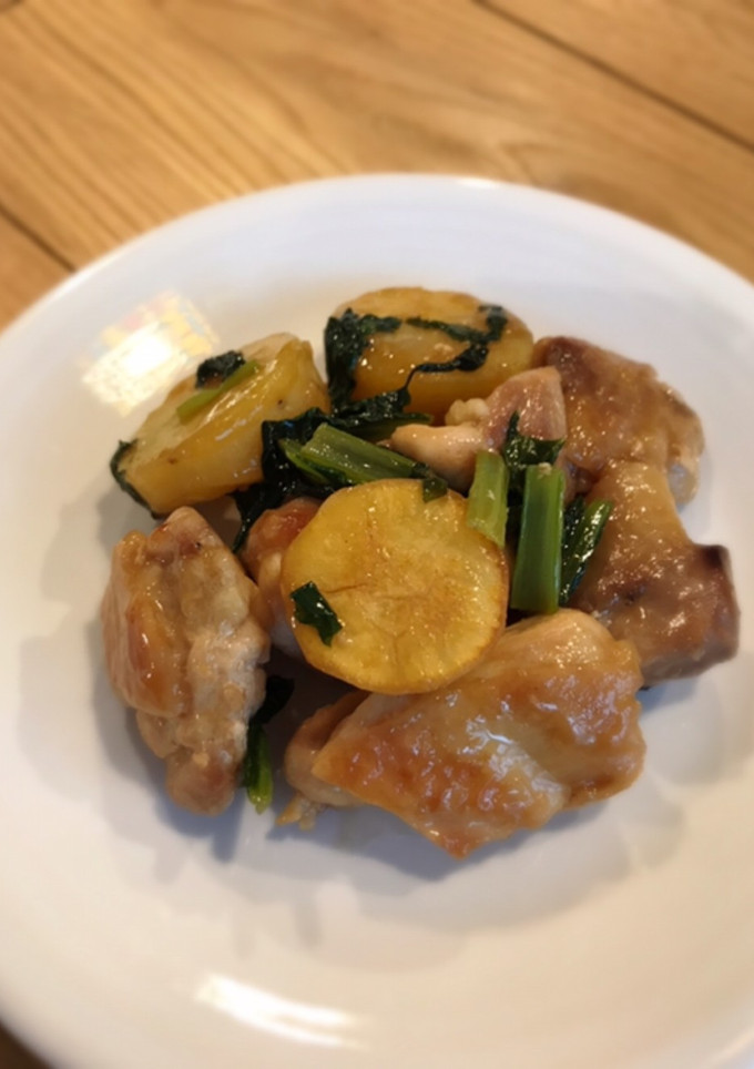 鶏肉とさつまいもの甘辛中華炒め-レシピのメイン写真