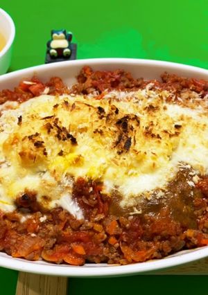 残ったカレーでミートドリア-レシピのメイン写真