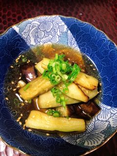 大さじスプーンで!簡単、茄子の煮浸し!-レシピのメイン写真