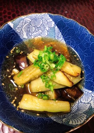 大さじスプーンで！簡単、茄子の煮浸し！-レシピのメイン写真