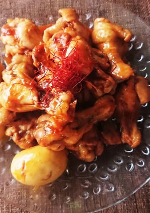 冷凍手羽元と卵の辛旨★ヤンニョムチキン味-レシピのメイン写真