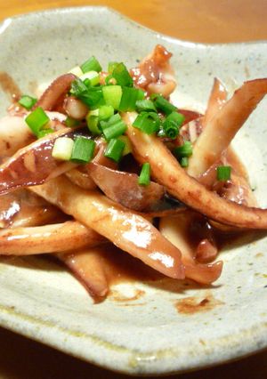 イカのにんにく味噌バター炒め-レシピのメイン写真