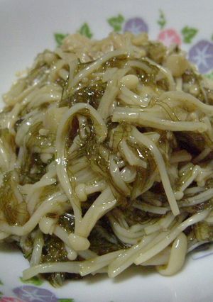 ネバネバえのきと納豆昆布-レシピのメイン写真