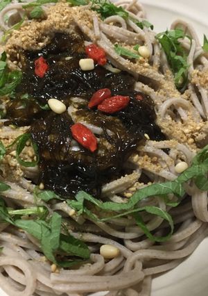 味付もずくのさっぱりぶっかけ蕎麦-レシピのメイン写真