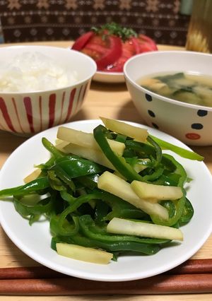 コールラビとピーマンのきんぴら-レシピのメイン写真