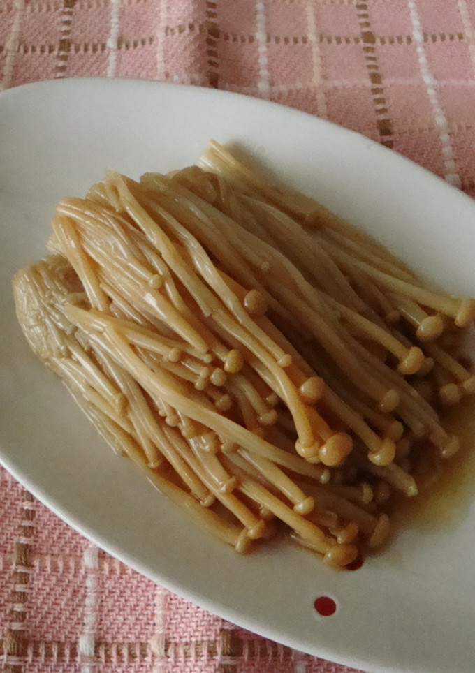 レンジで簡単♪えのきのわさび醤油和え-レシピのメイン写真