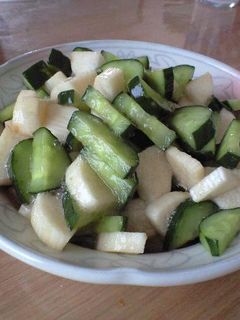 きゅうりと長いもの酢の物-レシピのメイン写真