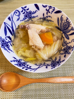 【圧力鍋】手羽先と野菜の中華風スープ-レシピのメイン写真