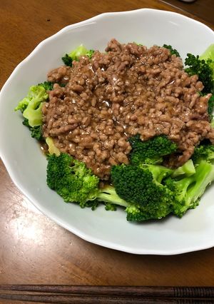 ブロッコリーのひき肉あんかけ-レシピのメイン写真
