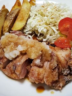 ザクザク☆鶏もも肉のおろし竜田揚げ-レシピのメイン写真