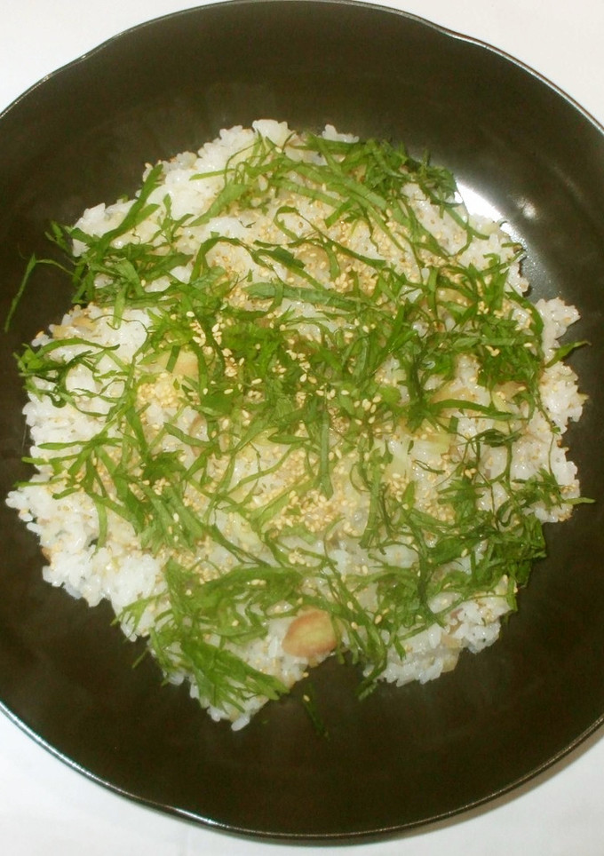 茗荷ちらし寿司♪簡単炊き込みご飯-レシピのメイン写真