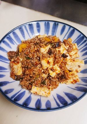 干し椎茸とパプリカの麻婆豆腐☆塩分減-レシピのメイン写真