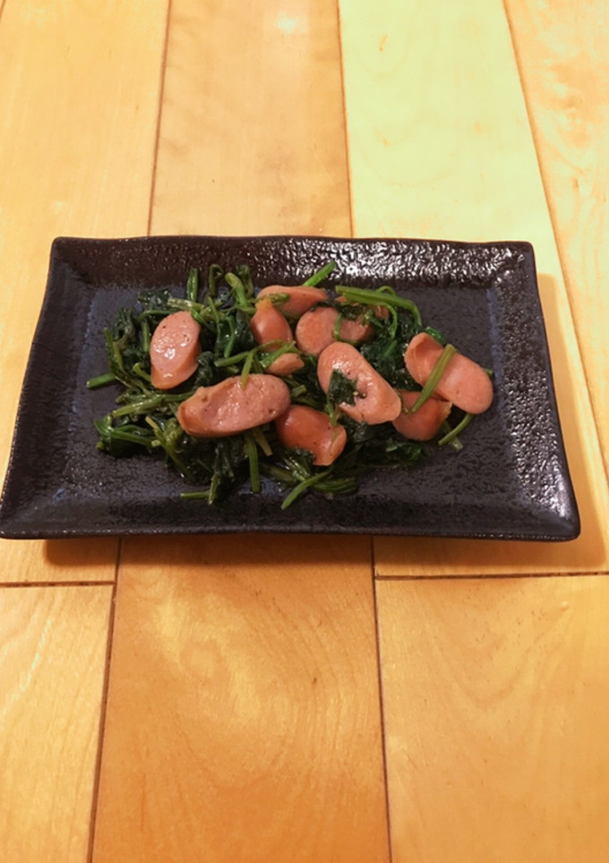 ほうれん草とウインナーの炒め物♪簡単♪-レシピのメイン写真