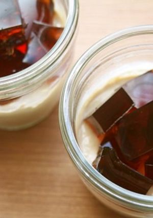 カフェオレパンナコッタ！コーヒーゼリーと-レシピのメイン写真