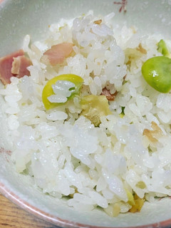 そら豆とベーコンの混ぜごはん-レシピのメイン写真