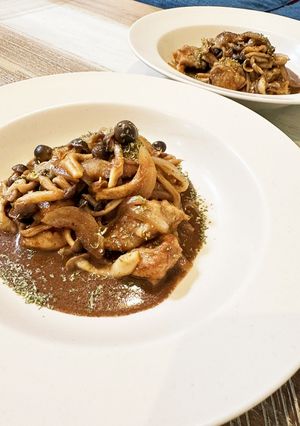 バルサミコでチキン煮込み-レシピのメイン写真