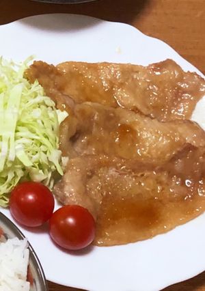 我が家の生姜焼き-レシピのメイン写真