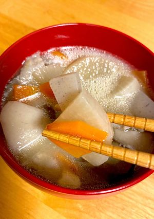お出汁が効いた具沢山豚汁♪-レシピのメイン写真