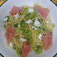 キウイの冷製パスタ