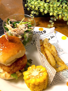 海老カツバーガー-レシピのメイン写真