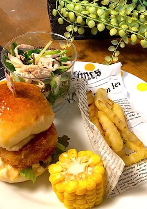 海老カツバーガー-レシピのメイン写真