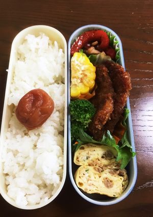 6／22お弁当タレカツ　卵焼き　副菜-レシピのメイン写真