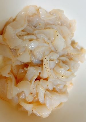 帆立のひもの刺身-レシピのメイン写真