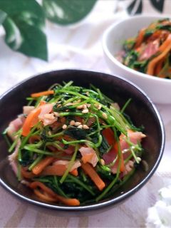 豆苗炒め-レシピのメイン写真