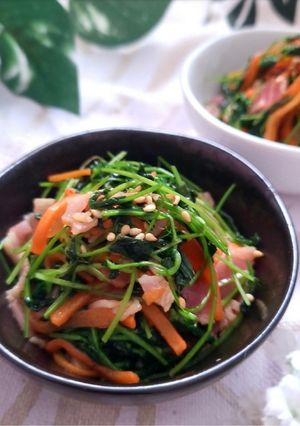 豆苗炒め-レシピのメイン写真