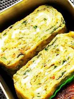 ふりかけで卵焼き(弁当用)-レシピのメイン写真