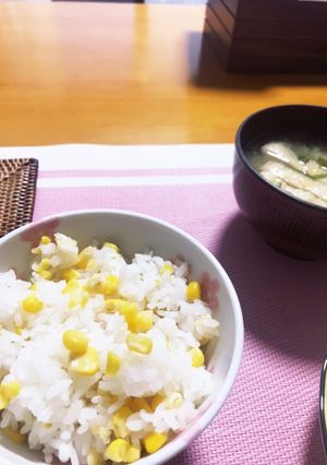 とうもろこしご飯-レシピのメイン写真