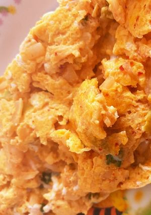 キムチ入り玉子焼き-レシピのメイン写真