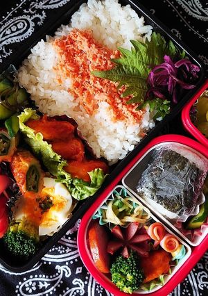 2020/6/23 エビマヨ弁当-レシピのメイン写真
