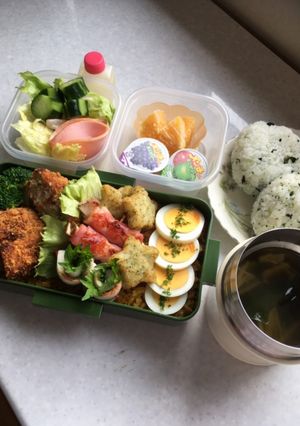 高校男子お弁当　1.6.23-レシピのメイン写真
