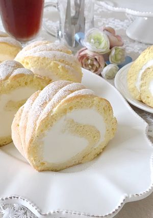 簡単ビスキュイロール-レシピのメイン写真