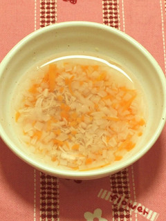 【離乳食中期】鶏のスープ煮-レシピのメイン写真