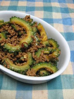★ゴーヤとひき肉のスパイシーカレー炒め★-レシピのメイン写真