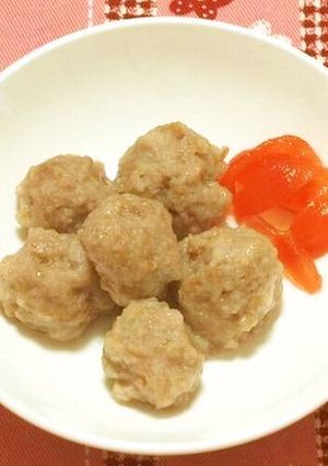 【離乳食後期】肉団子-レシピのメイン写真