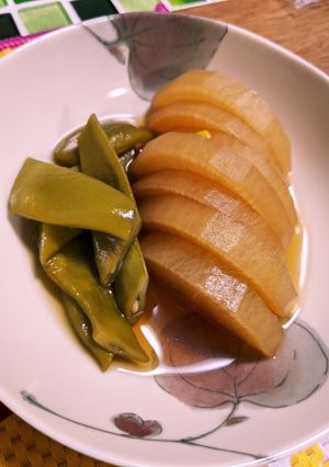 大根とモロッコインゲンのほっこり煮-レシピのメイン写真