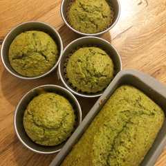 รูปของ HMで作る混ぜて焼くだけ簡単抹茶ケーキ