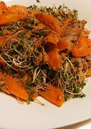 キウイで柔らか♪肉野菜炒め-レシピのメイン写真