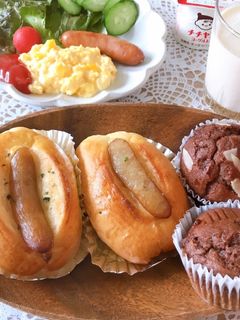 マヨソーセージパン-レシピのメイン写真