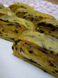 ☆しそひじきと鮭フレークの卵焼き☆-レシピのメイン写真