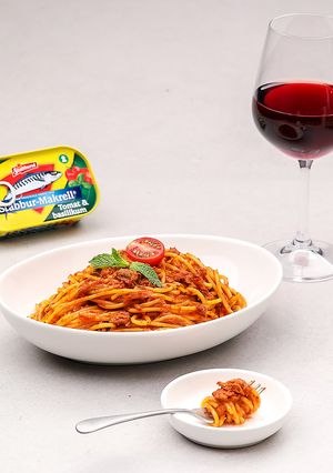 超簡単！サバのバジルパスタ-レシピのメイン写真